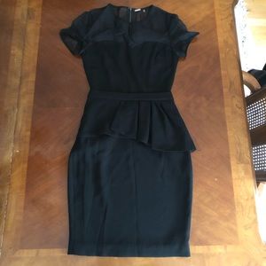 Black peplum dress from Elie Tahari